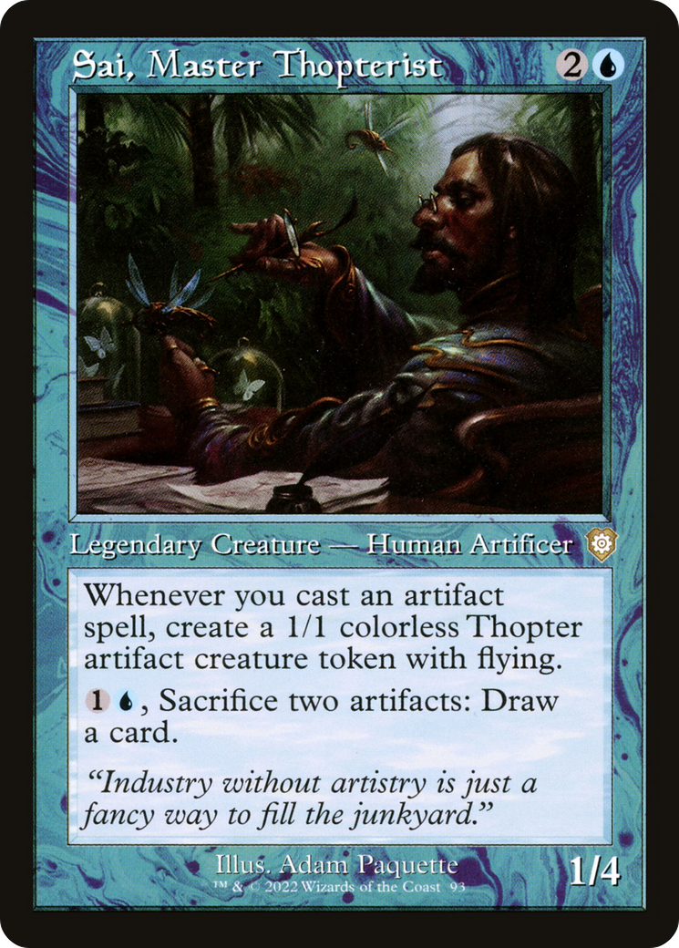 Sai, Master Thopterist (Retro) [The Brothers' War Commander]-1