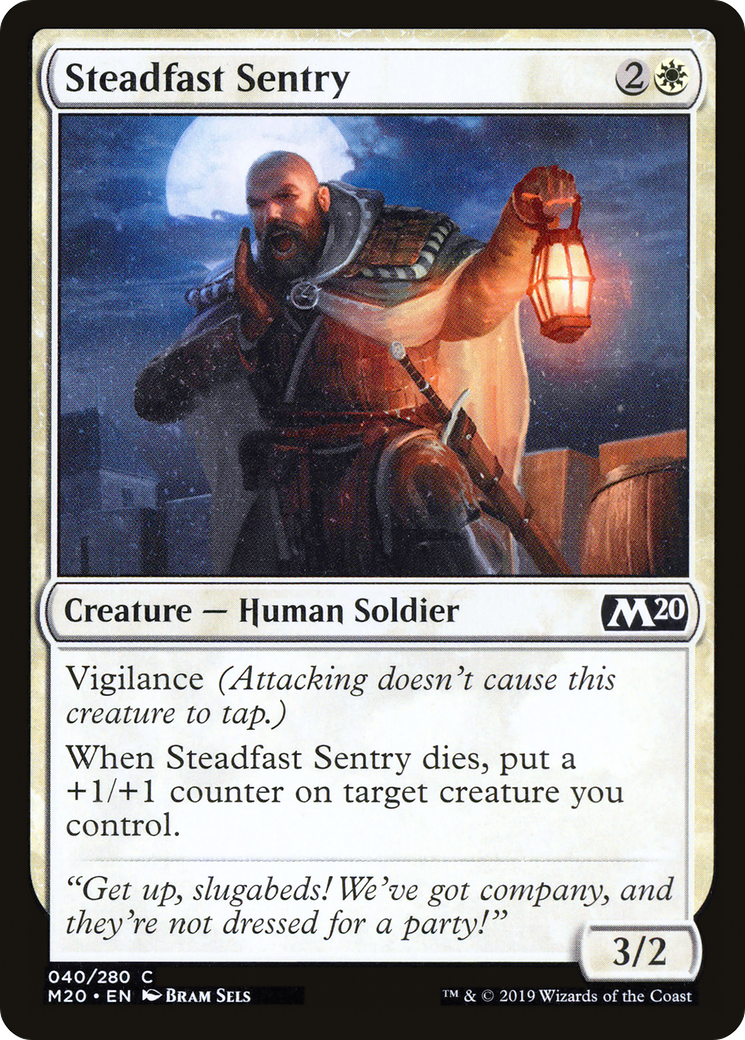 Steadfast Sentry [Core Set 2020]-1