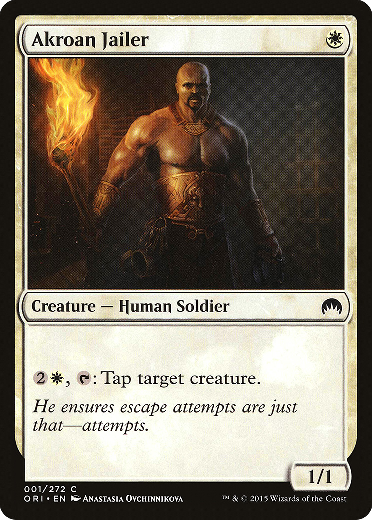 Akroan Jailer [Magic Origins]-1