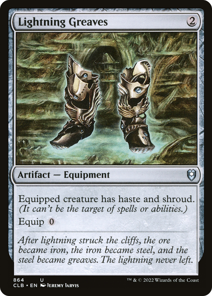 Lightning Greaves [Commander Legends: Battle for Baldur's Gate]-1