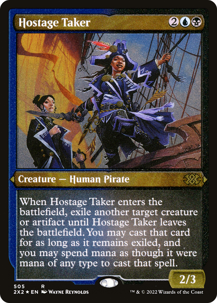 Hostage Taker (Foil Etched) [Double Masters 2022]-1
