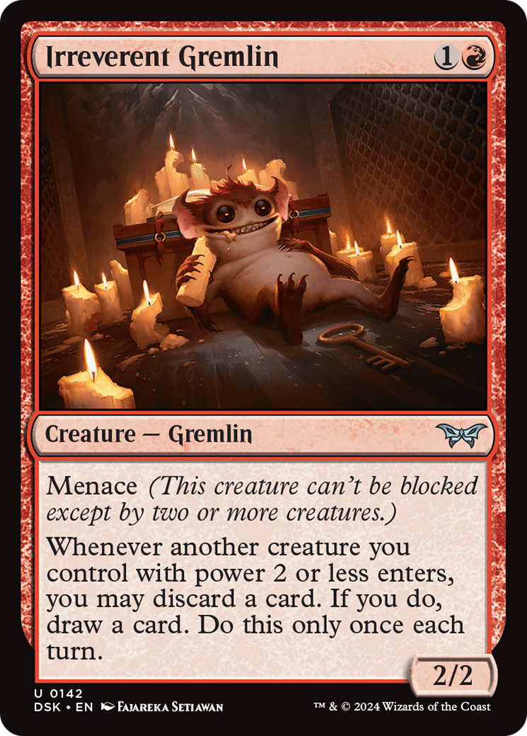 Irreverent Gremlin [Duskmourn: House of Horror]-1