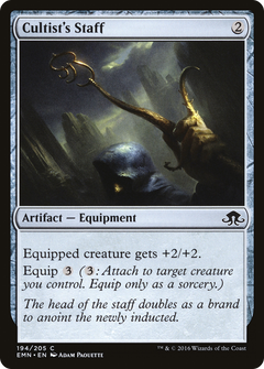 Cultist's Staff [Eldritch Moon]-1