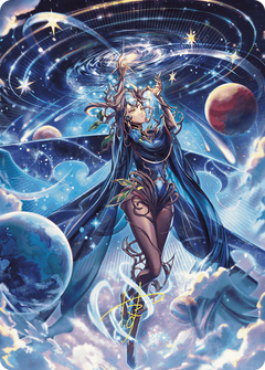 Omniscience // Omniscience (AWOE-078) - Wilds of Eldraine Art Series (Borderless) Foil-3