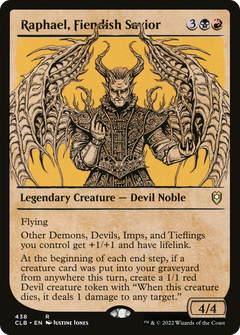 Raphael, Fiendish Savior (Showcase) [Commander Legends: Battle for Baldur's Gate]-1