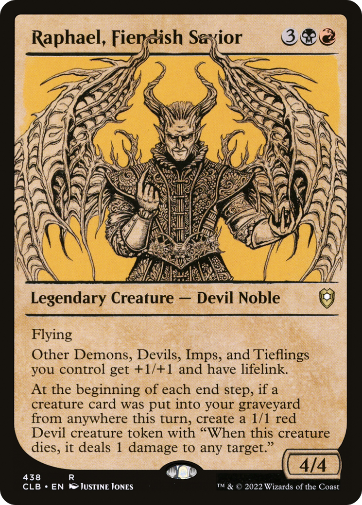 Raphael, Fiendish Savior (Showcase) [Commander Legends: Battle for Baldur's Gate]-1