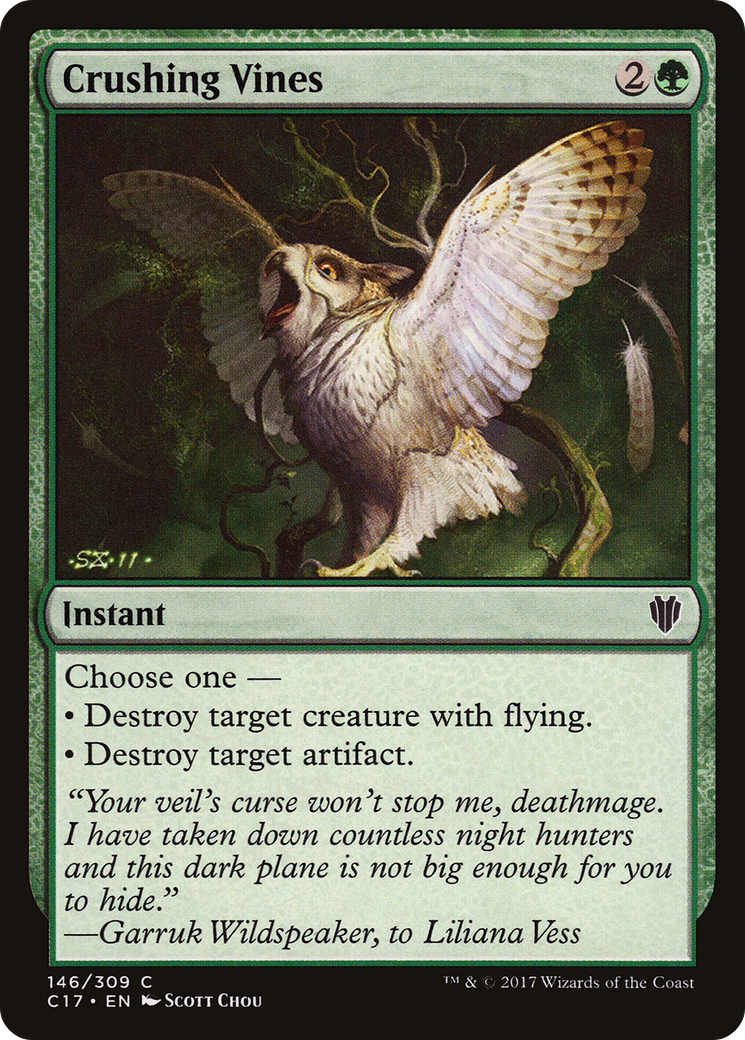 Crushing Vines [Commander 2017]-1