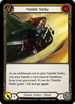 Nimble Strike (Yellow) [U-WTR186] (Welcome to Rathe Unlimited)  Unlimited Normal-2