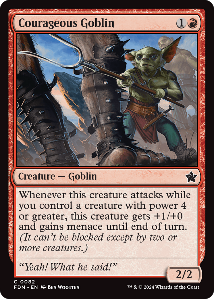 Courageous Goblin [Foundations]-1