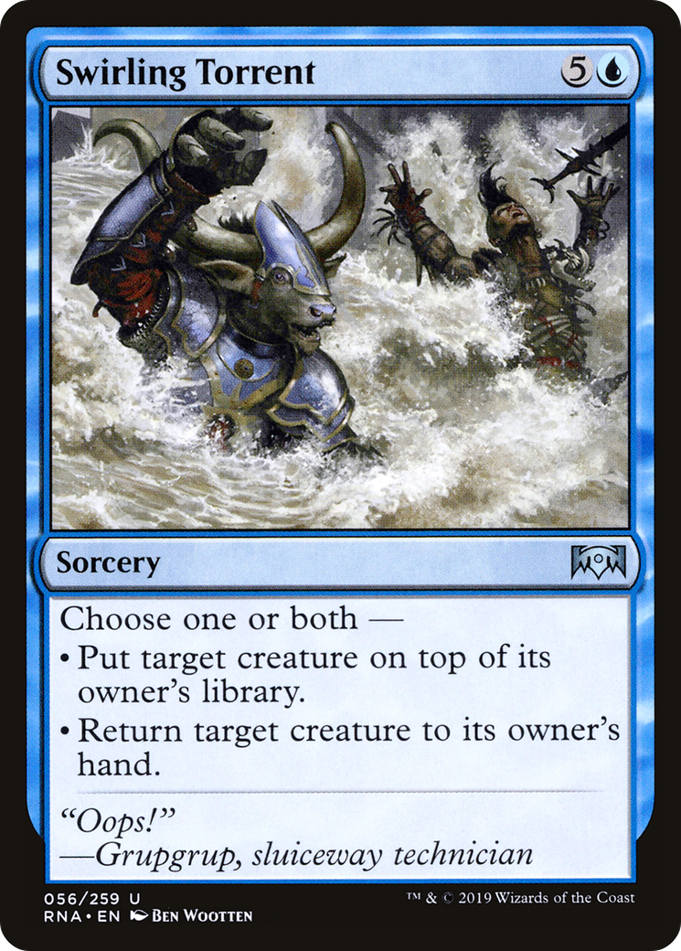 Swirling Torrent [Ravnica Allegiance]-1