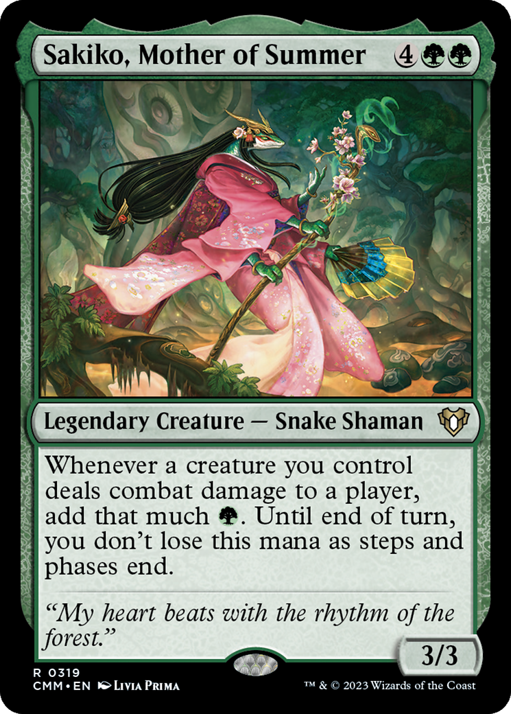 Sakiko, Mother of Summer [Commander Masters]-1