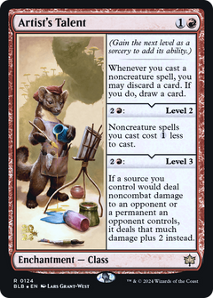Artist's Talent [Bloomburrow Prerelease Promos]-1