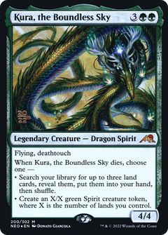 Kura, the Boundless Sky [Kamigawa: Neon Dynasty Prerelease Promos]-1
