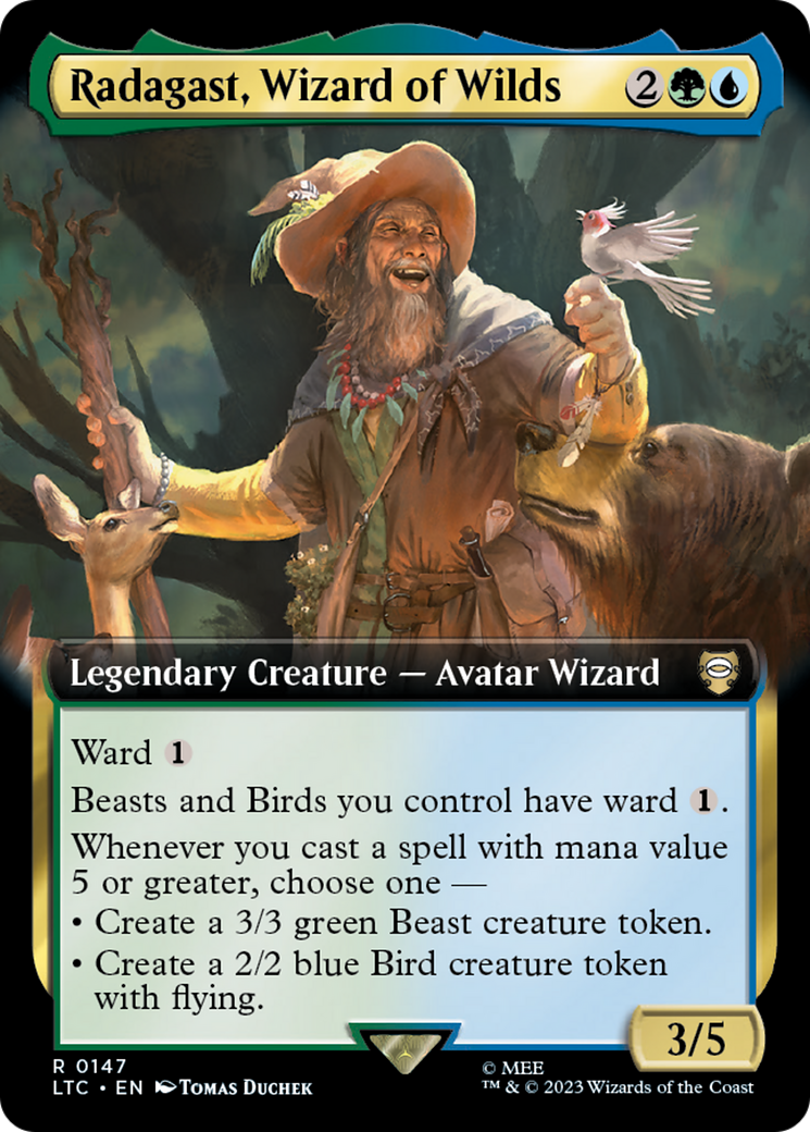 Radagast, Wizard of Wilds (Extended Art) [The Lord of the Rings: Tales of Middle-Earth Commander]-1