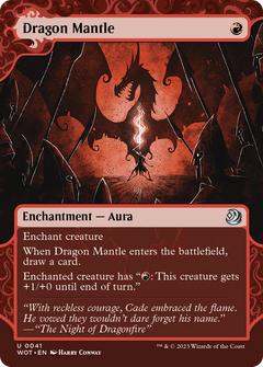Dragon Mantle [Wilds of Eldraine: Enchanting Tales]-1