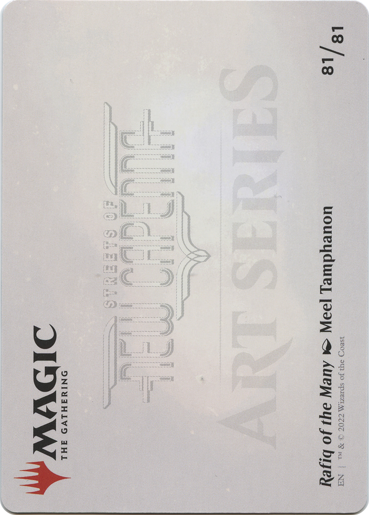 Rafiq of the Many // Rafiq of the Many (ASNC-081) - New Capenna Art Series (Borderless) Foil-2