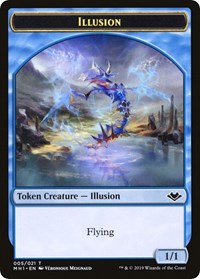 Illusion // Bear Double-Sided Token [Modern Horizons Tokens]-1