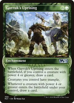 Garruk's Uprising (Showcase) [Core Set 2021]-1