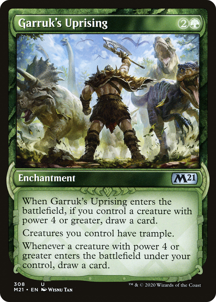 Garruk's Uprising (Showcase) [Core Set 2021]-1