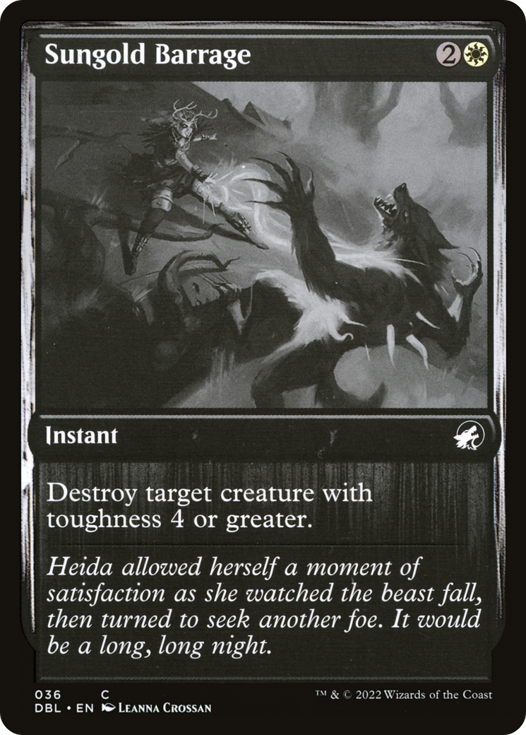 Sungold Barrage [Innistrad: Double Feature]-1