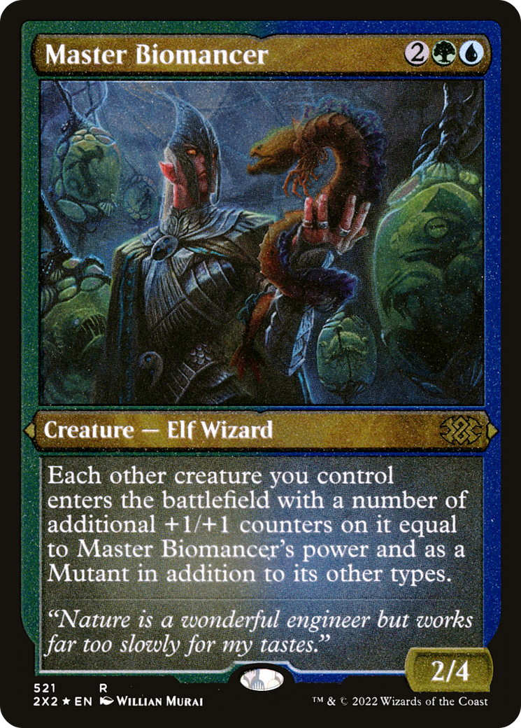 Master Biomancer (Foil Etched) [Double Masters 2022]-1