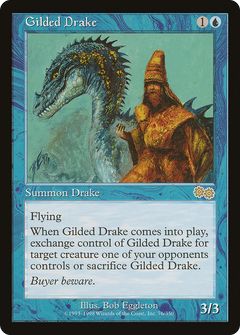 Gilded Drake [Urza's Saga]-1
