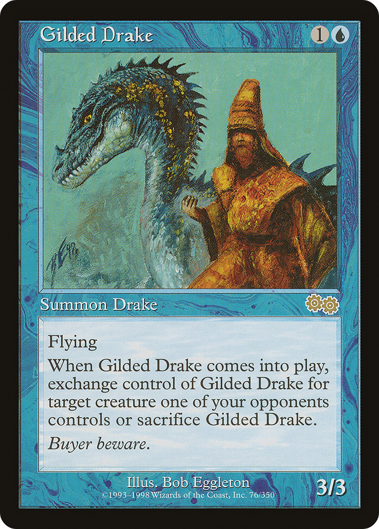Gilded Drake [Urza's Saga]-1