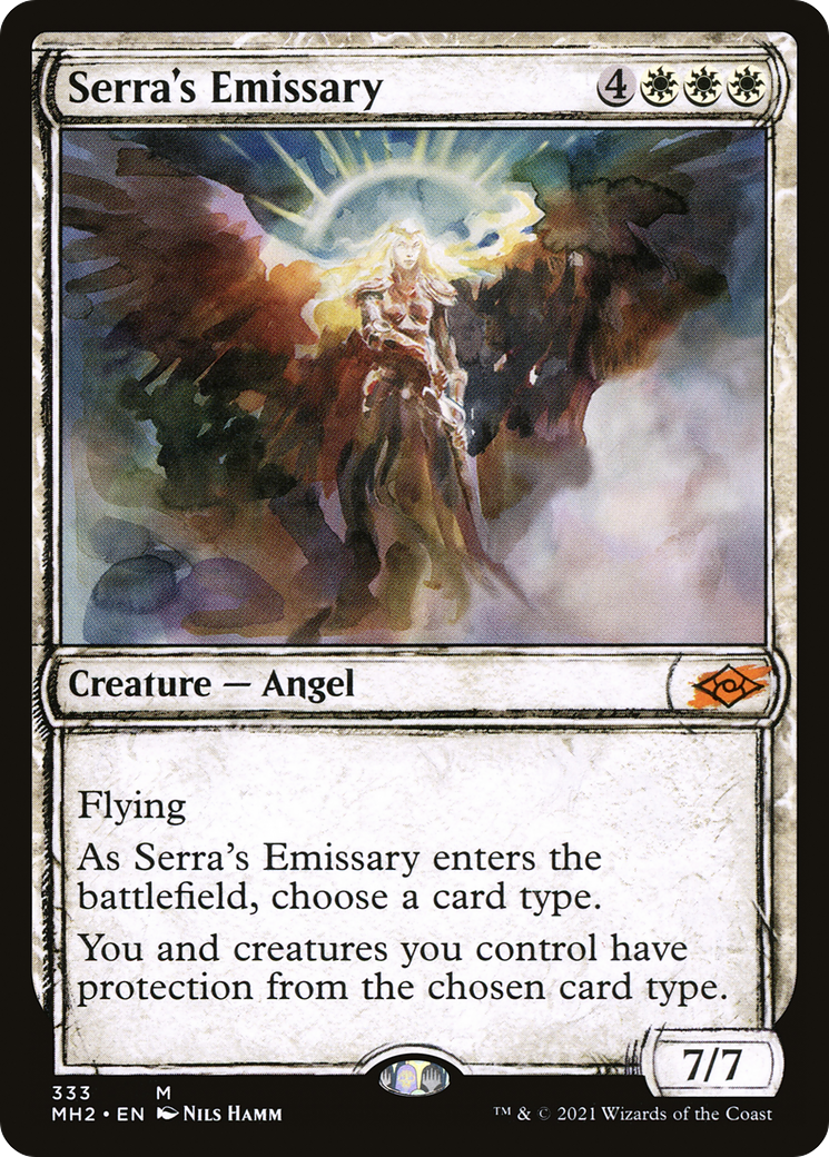 Serra's Emissary (Sketch) [Modern Horizons 2]-1