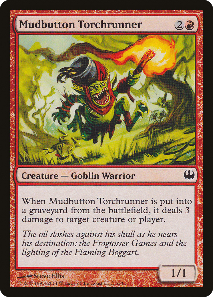 Mudbutton Torchrunner [Duel Decks: Knights vs. Dragons]-1