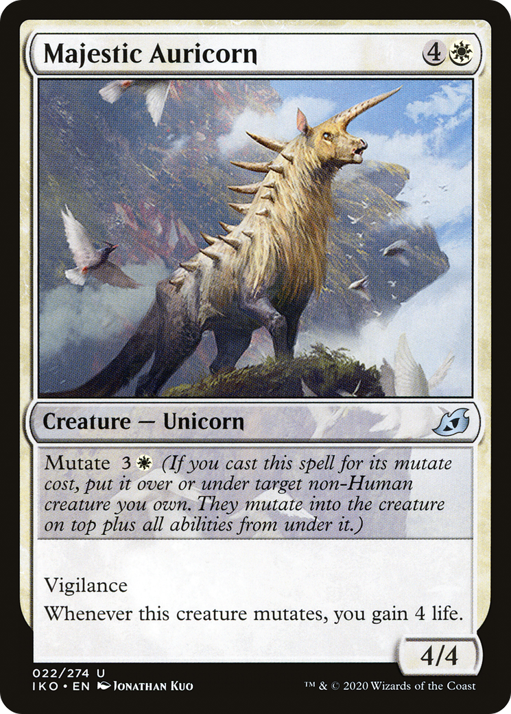 Majestic Auricorn [Ikoria: Lair of Behemoths]-1