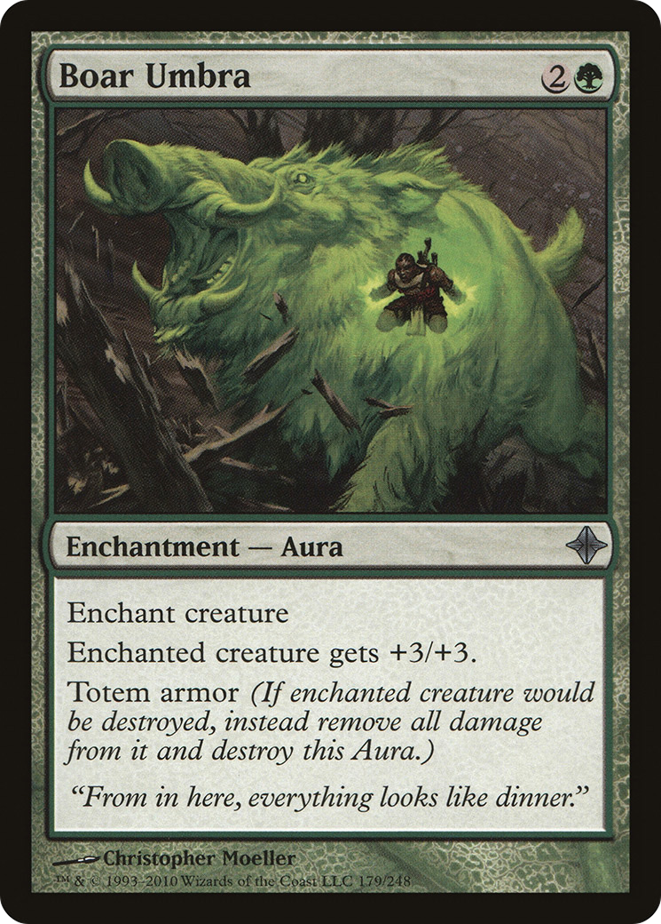 Boar Umbra [Rise of the Eldrazi]-1