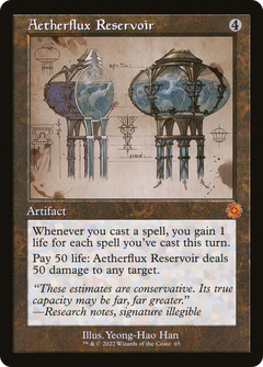 Aetherflux Reservoir (Retro Schematic) [The Brothers' War Retro Artifacts]-1