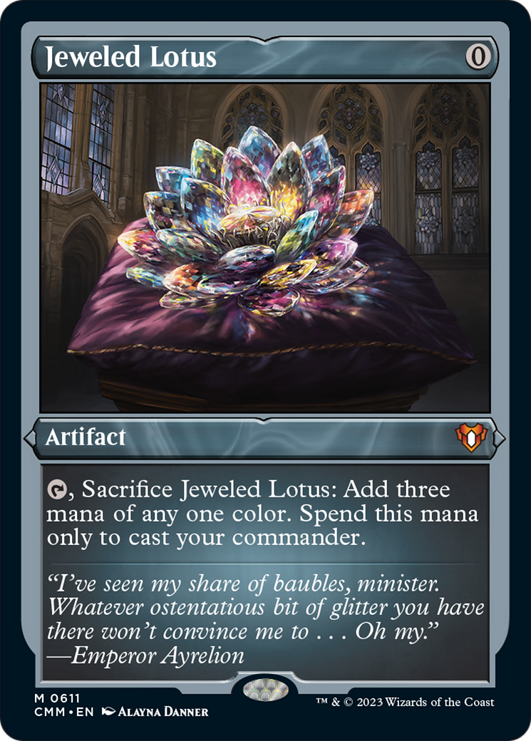 Jeweled Lotus (Foil Etched) [Commander Masters]-1