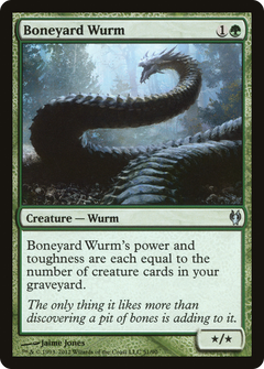 Boneyard Wurm [Duel Decks: Izzet vs. Golgari]-1