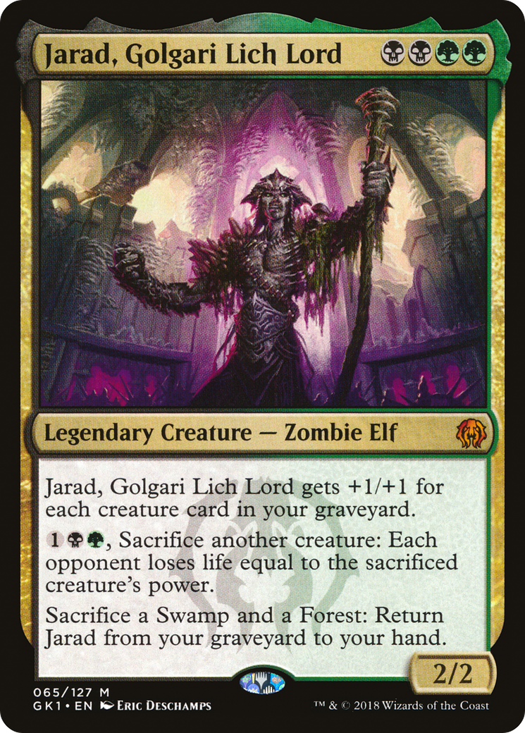 Jarad, Golgari Lich Lord [Guilds of Ravnica Guild Kit]-1