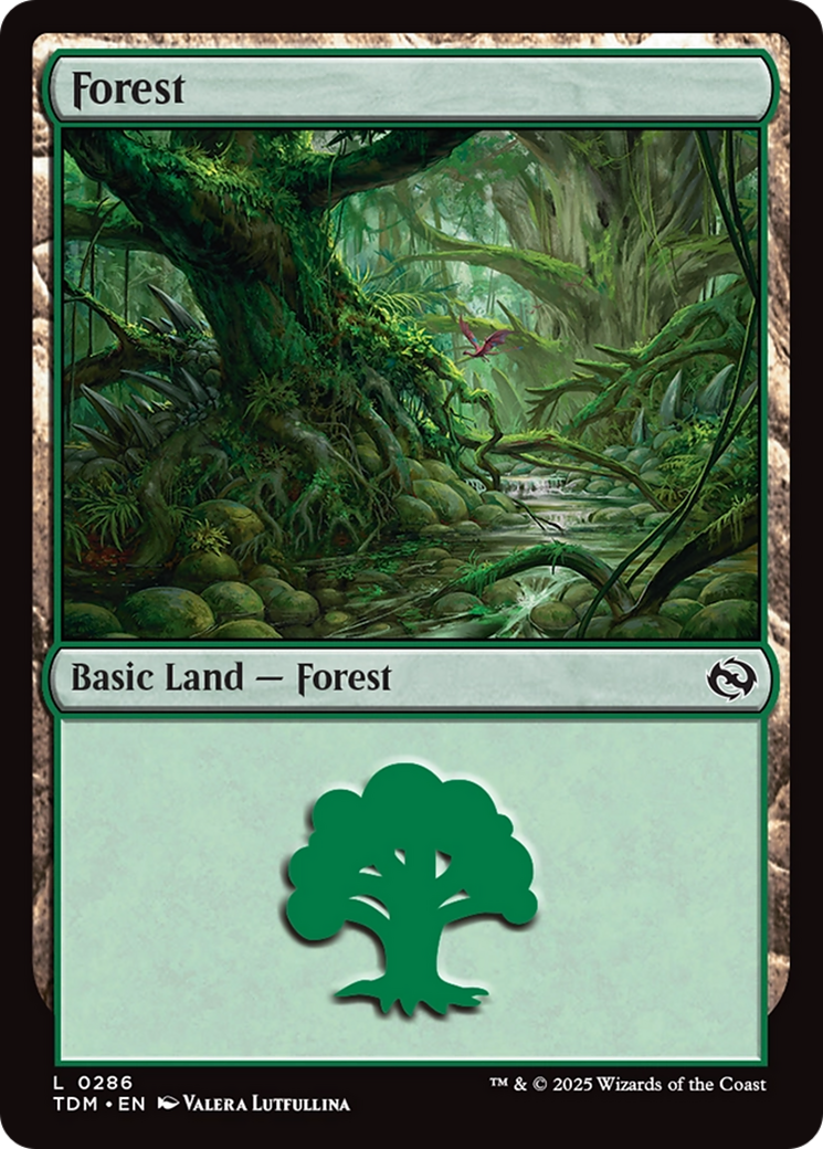Forest (0286) [Tarkir: Dragonstorm]-1