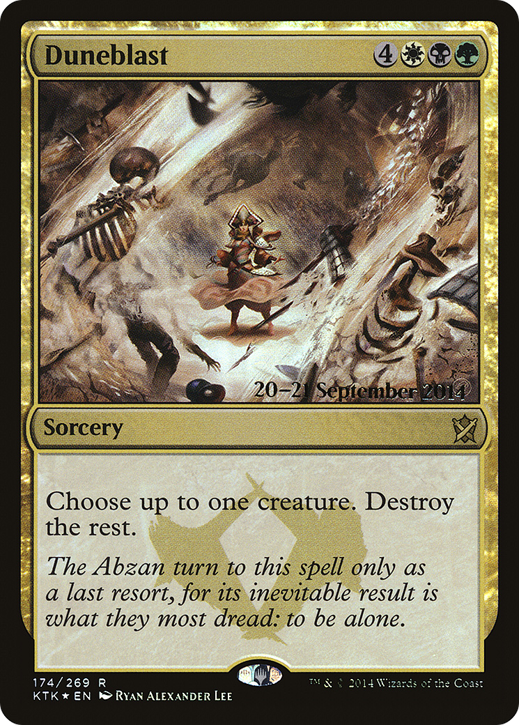 Duneblast [Khans of Tarkir Prerelease Promos]-1
