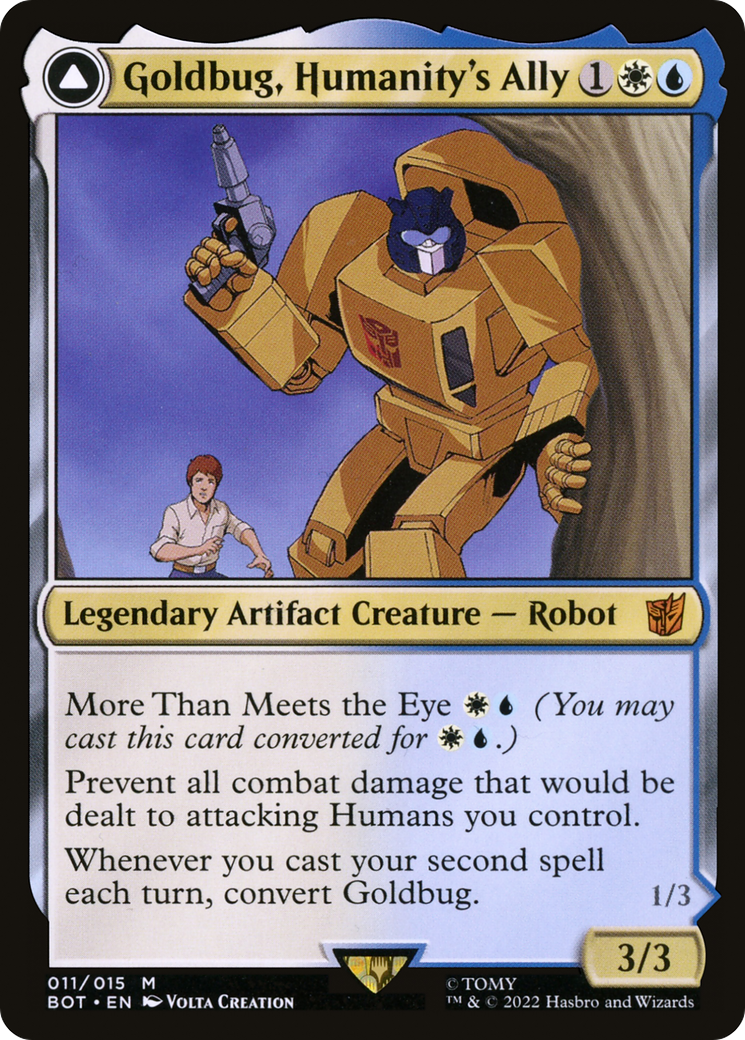 Goldbug, Humanity's Ally // Goldbug, Scrappy Scout [Transformers]-3