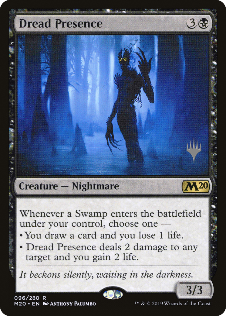 Dread Presence (Promo Pack) [Core Set 2020 Promos]-1