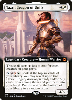 Tazri, Beacon of Unity (Extended Art) [Zendikar Rising]-1