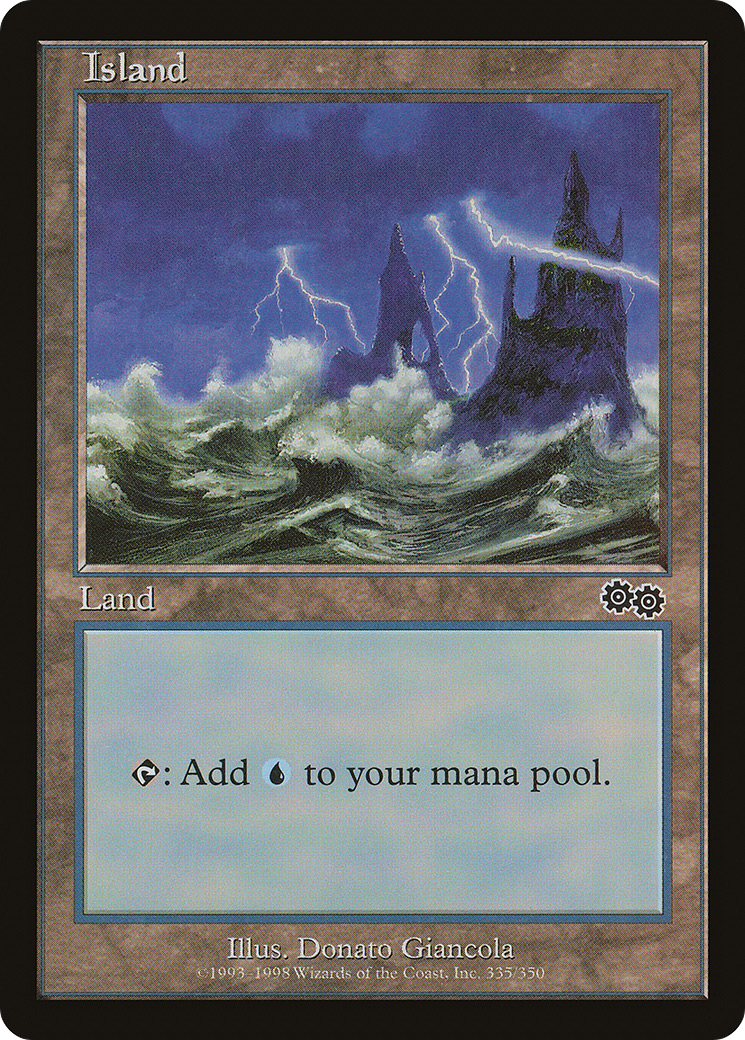 Island (335) [Urza's Saga]-1