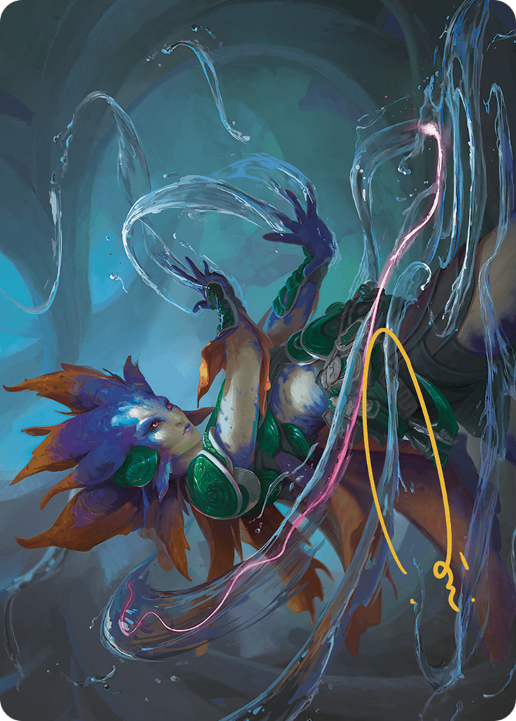 Nicanzil, Current Conductor // Nicanzil, Current Conductor (ALCI-036) - The Lost Caverns of Ixalan Art Series (Borderless) Foil-1