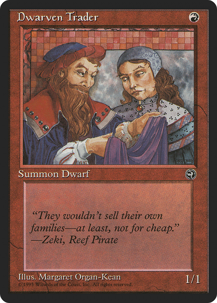 Dwarven Trader (Zeki Flavor Text) [Homelands]-1