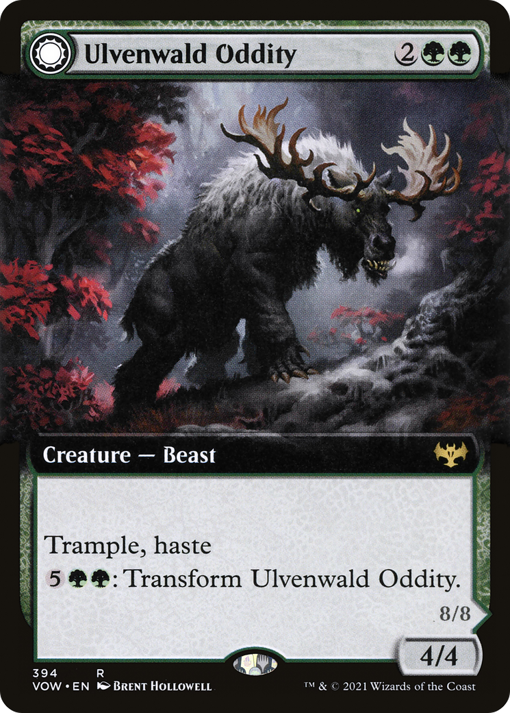 Ulvenwald Oddity (Extended Art) (VOW-394) - Innistrad: Crimson Vow: (Extended Art, Double Faced Transform)-3