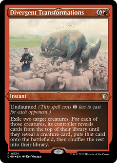 Divergent Transformations (CMM-534) - Commander Masters Etched Foil-1