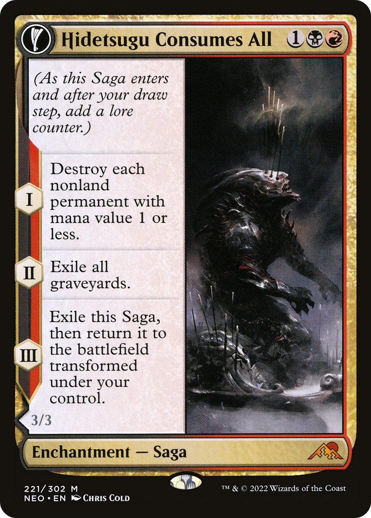 Hidetsugu Consumes All // Vessel of the All-Consuming [Kamigawa: Neon Dynasty]-3