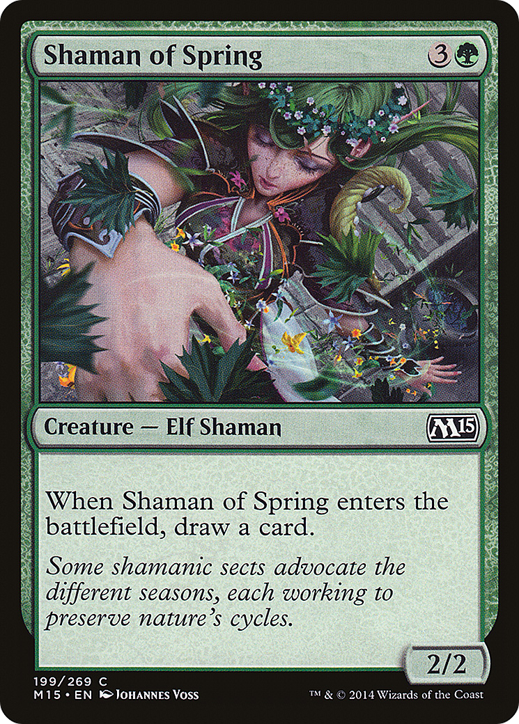 Shaman of Spring [Magic 2015]-1