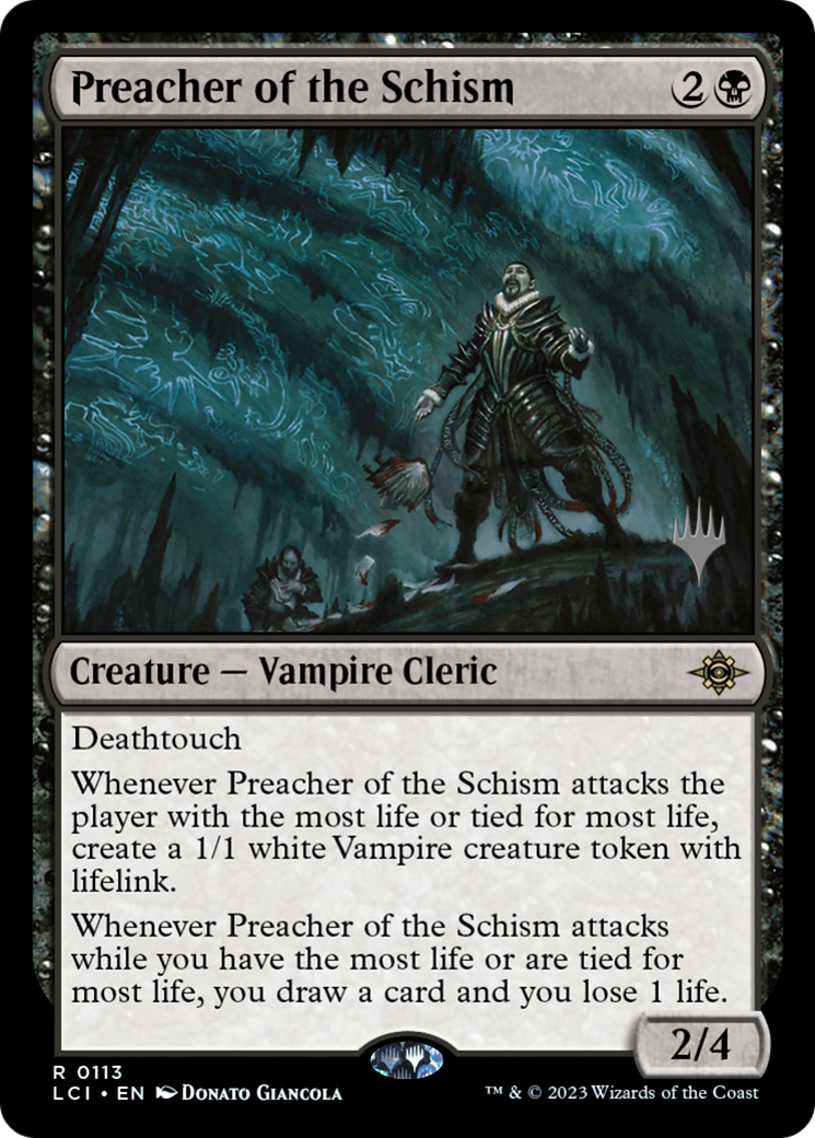 Preacher of the Schism (Promo Pack) [The Lost Caverns of Ixalan Promos]-1