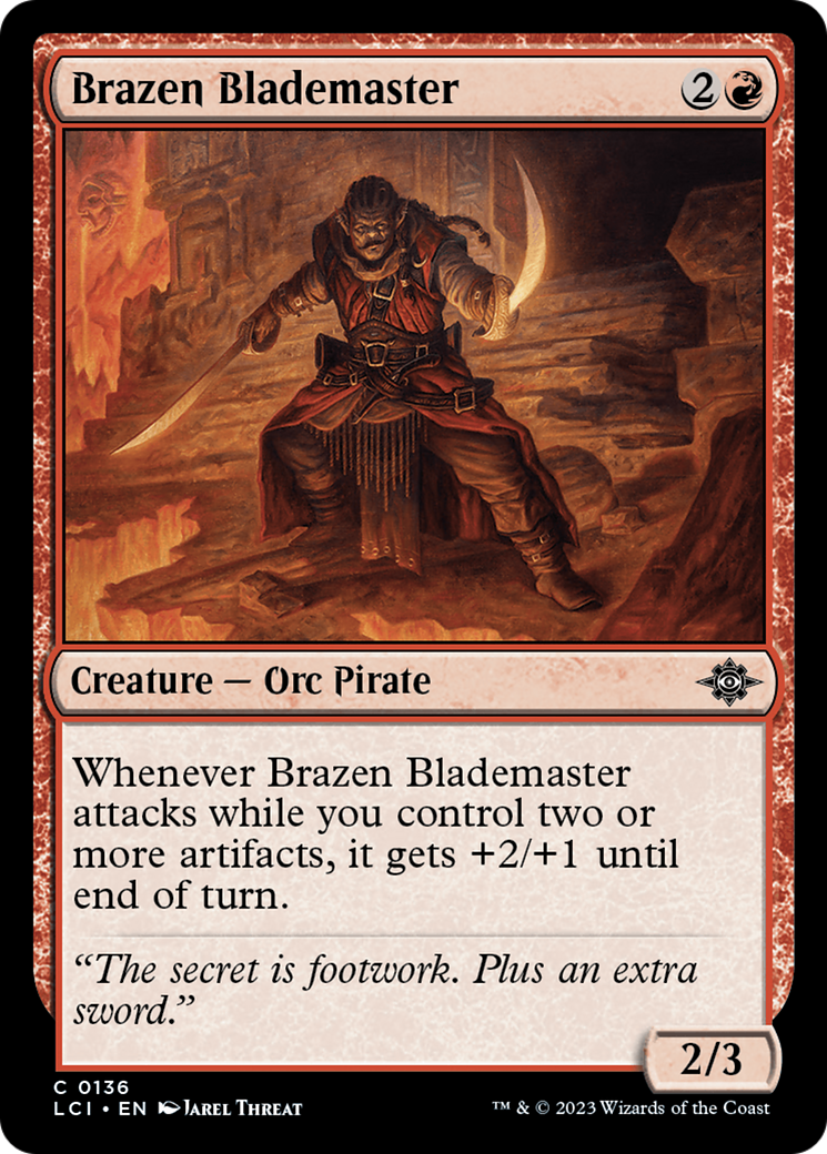 Brazen Blademaster [The Lost Caverns of Ixalan]-1