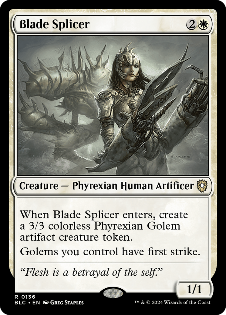 Blade Splicer [Bloomburrow Commander]-1